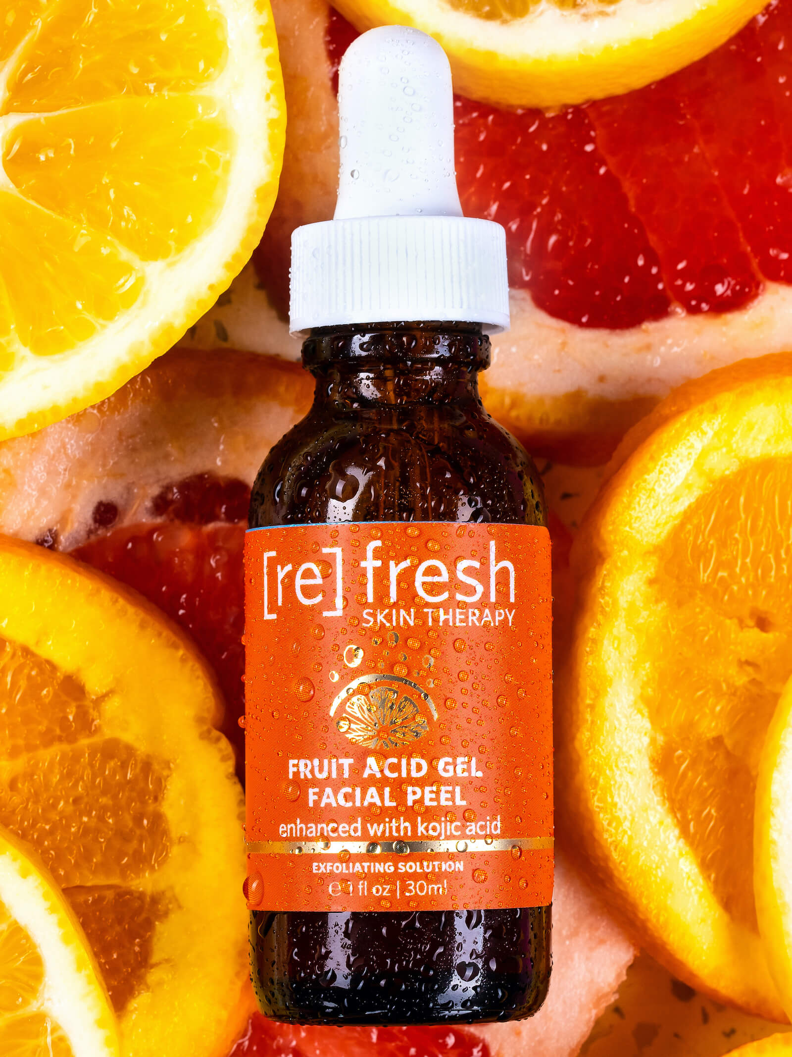 Fruit Acid Gel Facial Peel Refresh Therapy